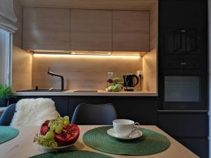 Príslušenstvo na prípravu kávy alebo čaju v ubytovaní Apartament Liliowa Przełęcz