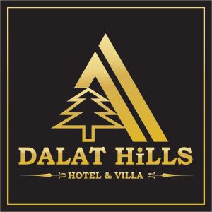 logotipo de hotel y villa con un pino en Dalat Hills Hotel, en Da Lat