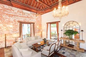 Posezení v ubytování Hotel Boutique Casa del Coliseo