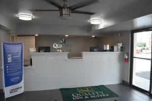 a view of a counter of a restaurant at Quality Inn & Suites near Downtown Mesa in Mesa