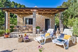 Zahrada ubytování Beach bay Smokvina-20 meter from beach