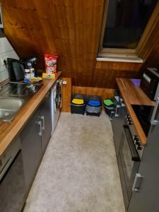 Η κουζίνα ή μικρή κουζίνα στο Ferienwohnung-32609 W4 +8 φωτογραφίες