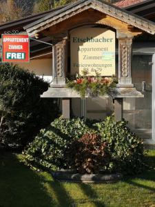 Zahrada ubytování Appartement Etschbacher