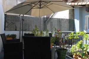 Patio nebo venkovní prostory v ubytování La Banasterie