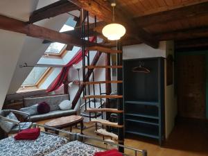 Postel nebo postele na pokoji v ubytování Appel-Ranch
