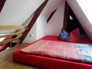 Postel nebo postele na pokoji v ubytování Appel-Ranch