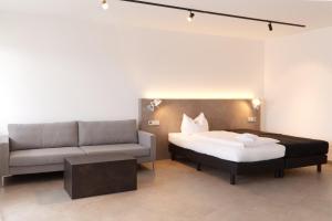 Χώρος καθιστικού στο Helles & modernes Apartment am Karlsplatz