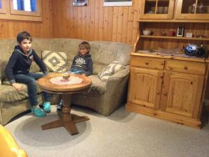 Posezení v ubytování Chalet Marder