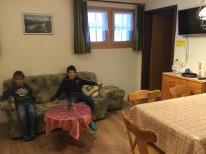 Posezení v ubytování Chalet Marder
