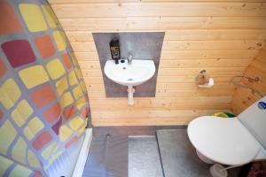 Koupelna v ubytování Wellness Penzion Stonozka