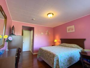 Cama o camas de una habitación en Motel Des Erables