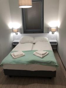 Posteľ alebo postele v izbe v ubytovaní Baltic Blue Apartamenty Pobierowo