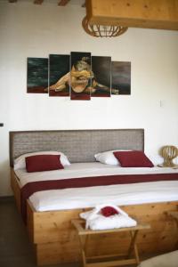 Posteľ alebo postele v izbe v ubytovaní Zagreb Camp Bungalows