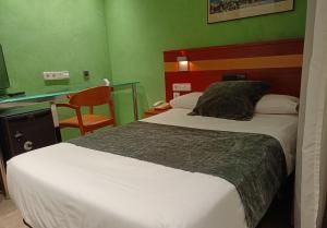 Postel nebo postele na pokoji v ubytování Hotel Iris