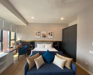 Ceylonz Lifestyle Suites @ Bukit Bintang房間的床