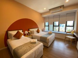 Ceylonz Lifestyle Suites @ Bukit Bintang房間的床