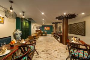 Istumisnurk majutusasutuses Midori Boutique Hotel