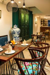 Istumisnurk majutusasutuses Midori Boutique Hotel