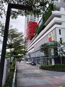 a view of a street in front of a building at #4 Summer Studio - One South in Seri Kembangan