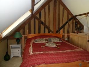 Postel nebo postele na pokoji v ubytování Les Chambres de Pontfol - Chambres d'hôtes - Guest house