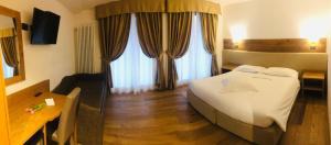 TV a/nebo společenská místnost v ubytování Olympic regina hotel