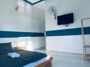 Postel nebo postele na pokoji v ubytování November Villa Đà Lạt
