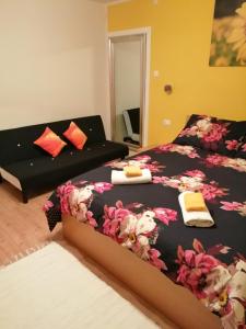 Postel nebo postele na pokoji v ubytování House Roza 2065