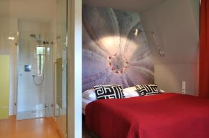 A bathroom at Hotel Kokořín