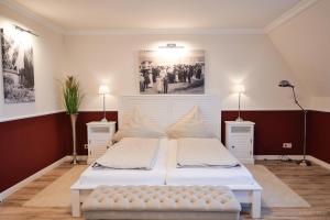 Postel nebo postele na pokoji v ubytování Hotel Hof Holm