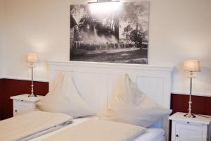 Postel nebo postele na pokoji v ubytování Hotel Hof Holm