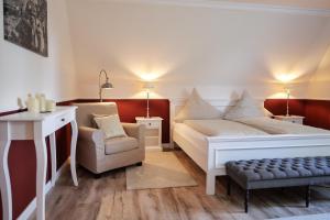 Postel nebo postele na pokoji v ubytování Hotel Hof Holm