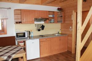 Köök või kööginurk majutusasutuses Drevenica Trnovec