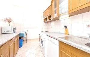Kuchyň nebo kuchyňský kout v ubytování Comfortable apartment with garden in Palit, 100 m², for 6 guests.