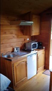 Kuchyň nebo kuchyňský kout v ubytování Charmant Studio à Villers sur Mer avec Jardin de 20 m²