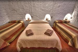 Posteľ alebo postele v izbe v ubytovaní Charming rental with shared pool in Gorafe