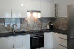 Kuchnia lub aneks kuchenny w obiekcie Lux Apartment close to Medicover and Paley