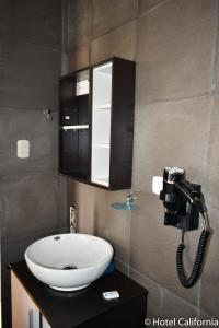 Koupelna v ubytování Hotel California Calca