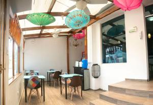 A restaurant or other place to eat at Casa Umiña Boutique Hotel Manta