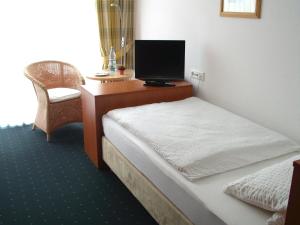Postel nebo postele na pokoji v ubytování Haus Köbesine