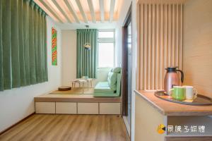 Postelja oz. postelje v sobi nastanitve Tong Xin Farmstay
