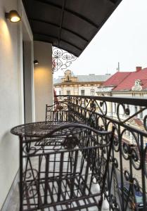 Balkón nebo terasa v ubytování Elite Loft Apart
