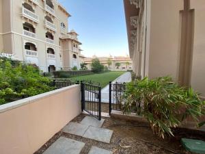 a view from the balcony of a building at OYO 603 Home Taj Grandeur 2br in Dubai