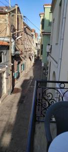 Balkón alebo terasa v ubytovaní Porto Lesvos hotel