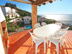 Balkón alebo terasa v ubytovaní Holiday Home Joan Sarda by Interhome