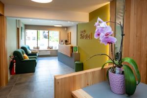 Art Hotel Kristal的休息区