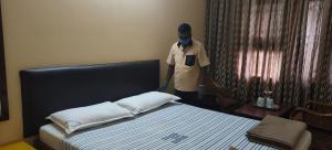 Hotel Victoriyah客房内的一张或多张床位