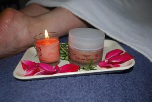 Lázně a/nebo wellness v ubytování Le Ranch des Lacs