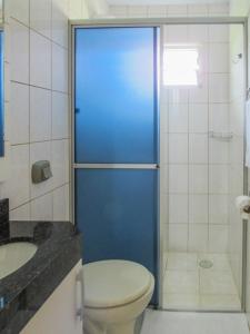 A bathroom at Hospedagem do Peduca