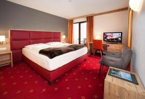 Postel nebo postele na pokoji v ubytování Hotel Bruno