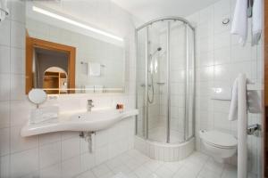 Koupelna v ubytování Hotel Bruno